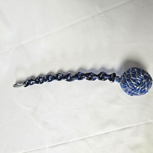 Handmade 550 Paracord Blue Monkey‎ Fist Lanyard